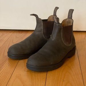 Blundstone #585 Men's Chelsea Boots - Rustic Brown (Mink Oiled) - 9.5US/8.5AU